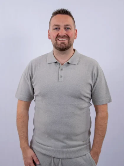 Malelions boucle polo pearl grey