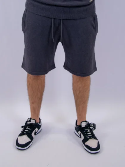 Malelions boucle shorts antra grey