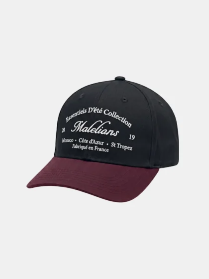 Malelions marina baseball cap burgundy