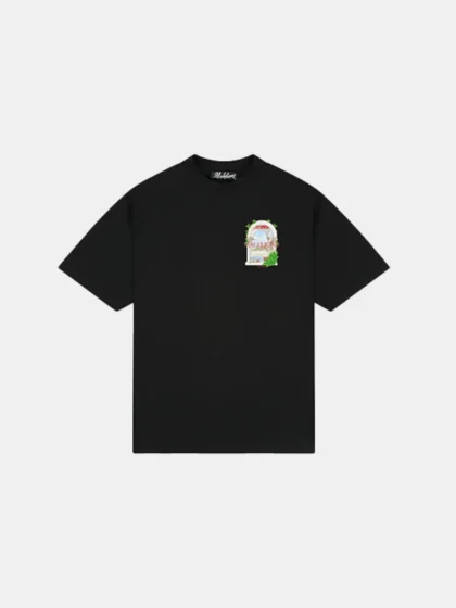 Malelions roman t-shirt black