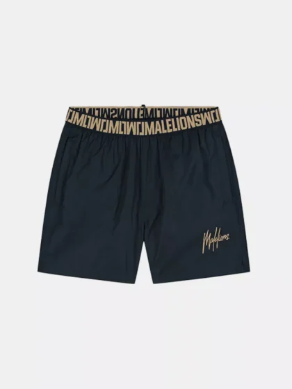Malelions venetian swim shorts navy