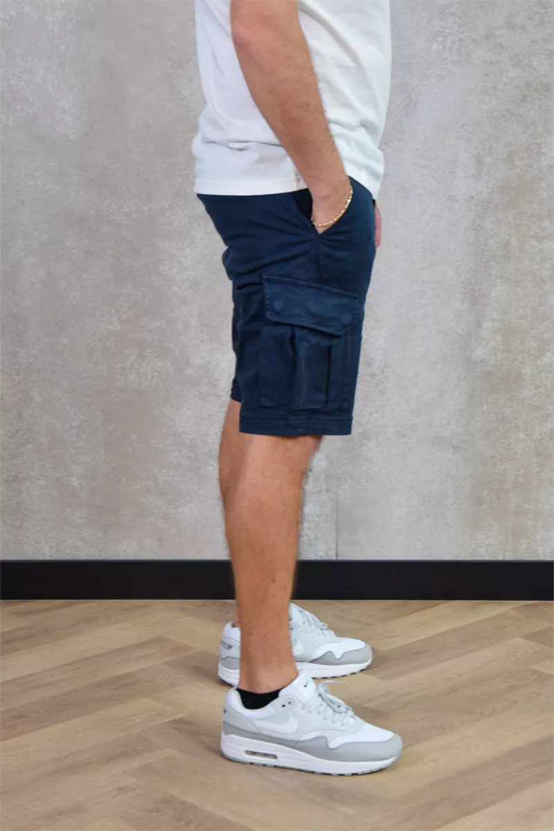 Pure Path Garment Dye Cargo Short 2 Pure Path 24010508 07 navy