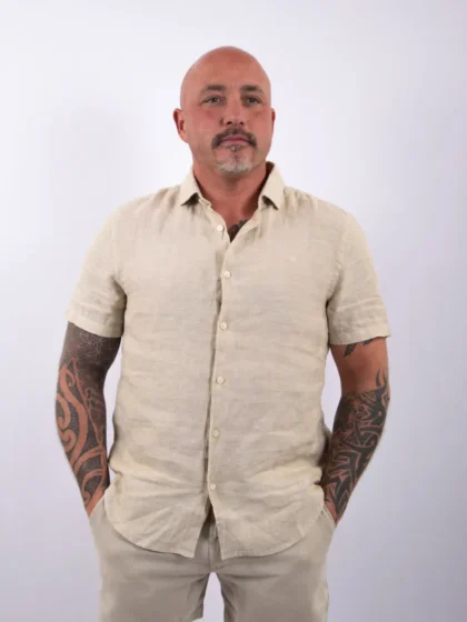 Superdry m4011104a j9h tan chambray