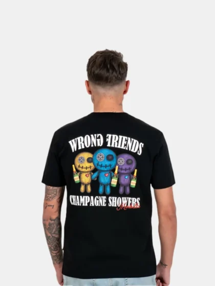 Wrong Friends reno t-shirt black