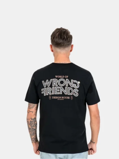 Wrong Friends zamora t-shirt black