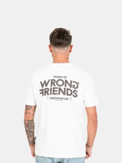Wrong Friends zamora t-shirt coconut white
