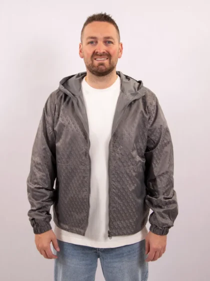 XPLCT reverse windbreaker light grey