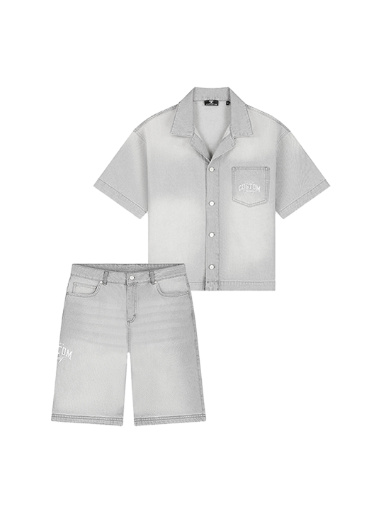 Jorcustom CustomSociety Denim Set Light Grey 1 Jorcustom CustomSociety Denim Set Light Grey