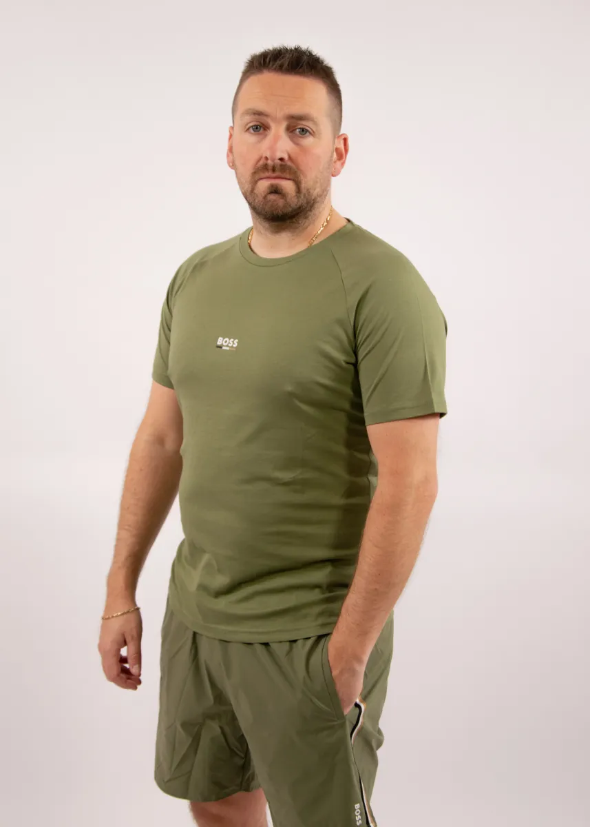 BOSS T-Shirt RN Slim Fit 3 BOSS 50517970 351 open green