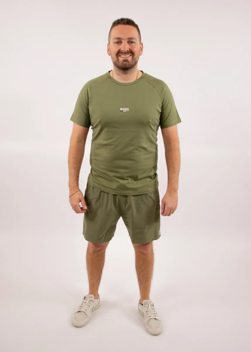 BOSS T-Shirt RN Slim Fit 5 BOSS 50517970 351 open green