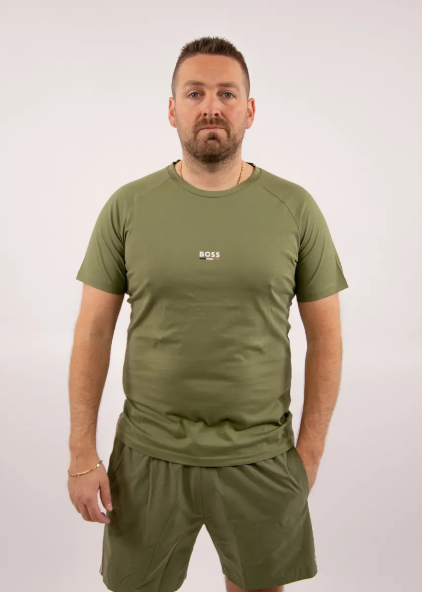 BOSS T-Shirt RN Slim Fit 2 BOSS 50517970 351 open green