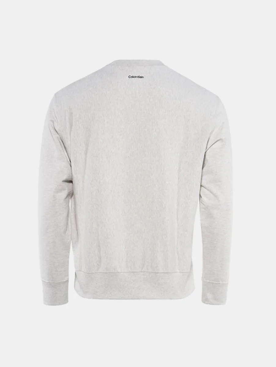 Calvin Klein Jeans LS Premium Terry Graphic Crewneck 2 Calvin Klein Jeans lv04rg265g p74 snowy heather