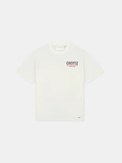 Croyez athletics t-shirt cream