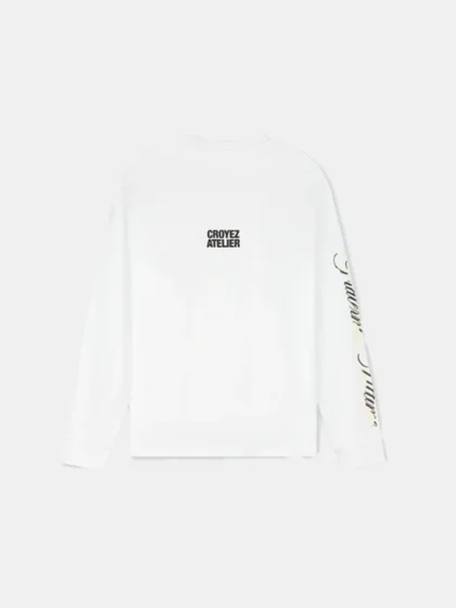 Croyez camo longsleeve white