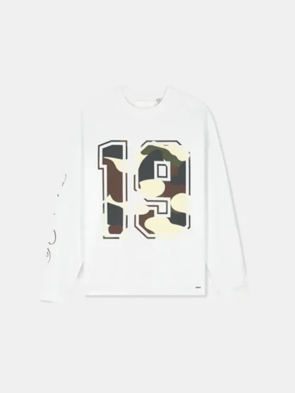 Croyez camo longsleeve white