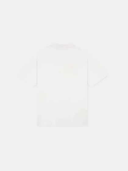 Croyez initial flowers t-shirt light grey