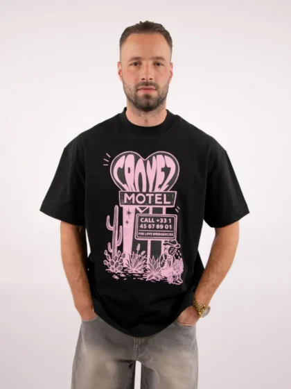 Croyez motel t-shirt black