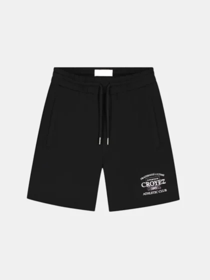 Croyez overlay fraternite shorts black