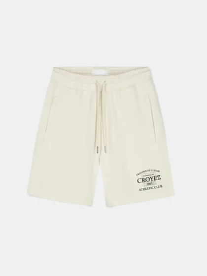 Croyez overlay fraternite shorts off-white