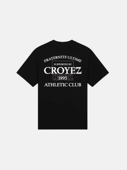 Croyez overlay fraternite t-shirt black