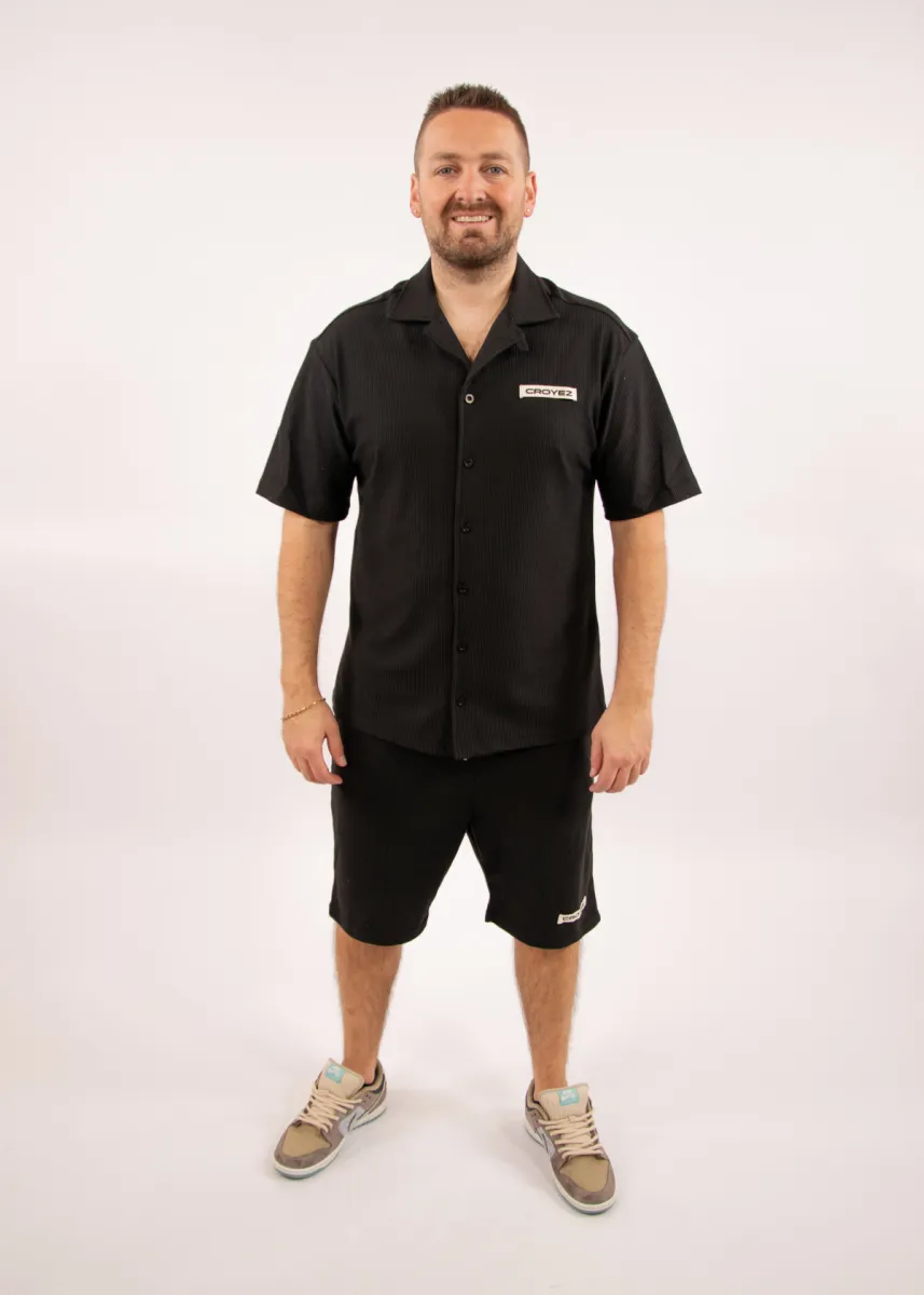 Croyez Plisse Shirt 5 Croyez plisse shirt black