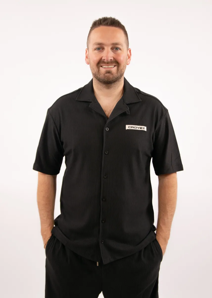 Croyez Plisse Shirt 2 Croyez plisse shirt black