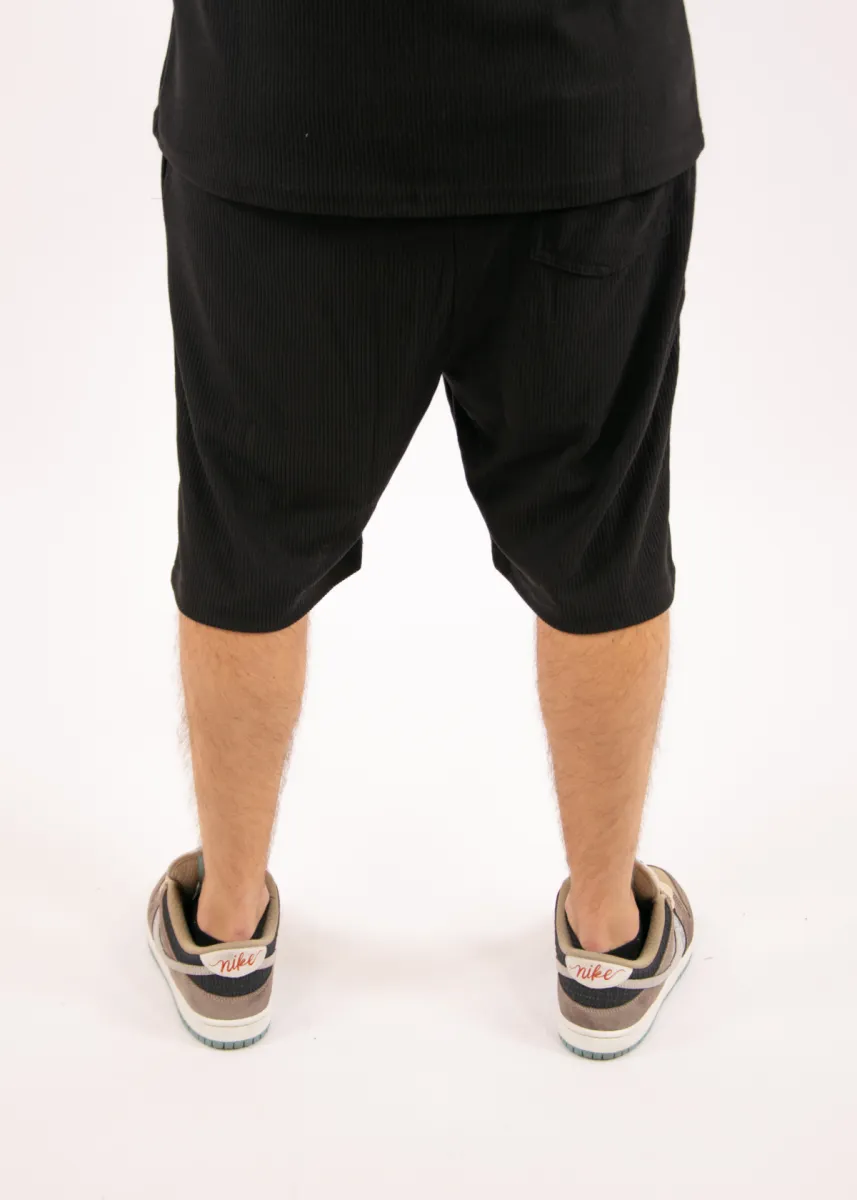 Croyez Plisse Shorts 4 Croyez plisse shorts black