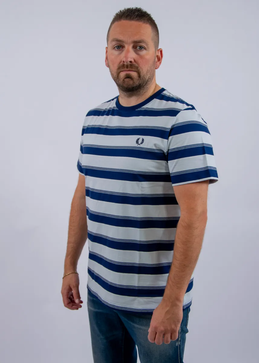 Fred Perry Fine Stripe T-Shirt 4 Fred Perry m2409 143 french navy