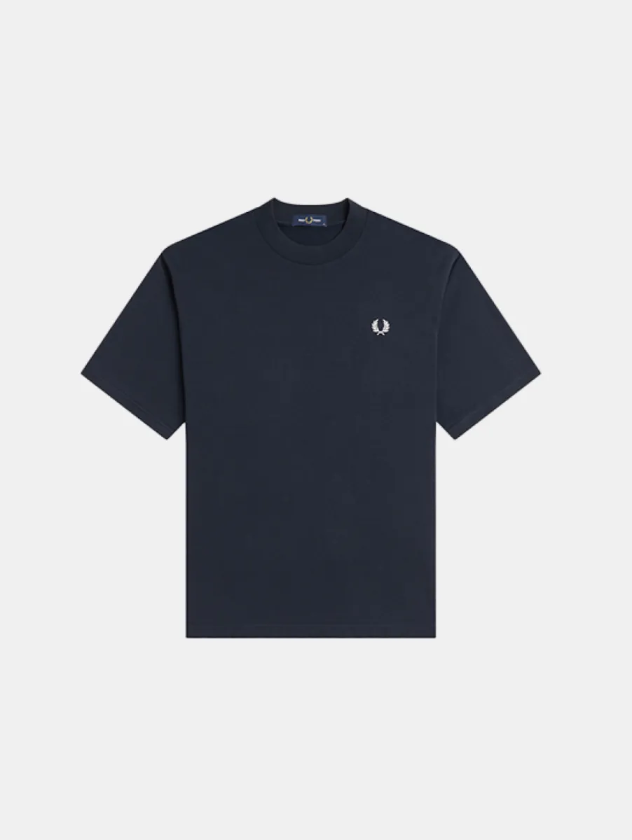 Fred Perry Back Print Fred Perry Text T-Shirt 1 Fred Perry m2475 608 navy