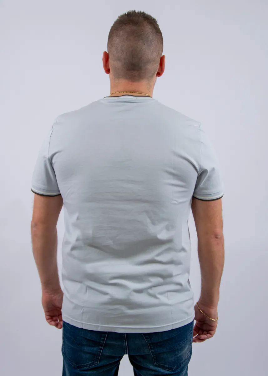 Fred Perry Ringer T-Shirt 4 Fred Perry m3519 28a dusky blue