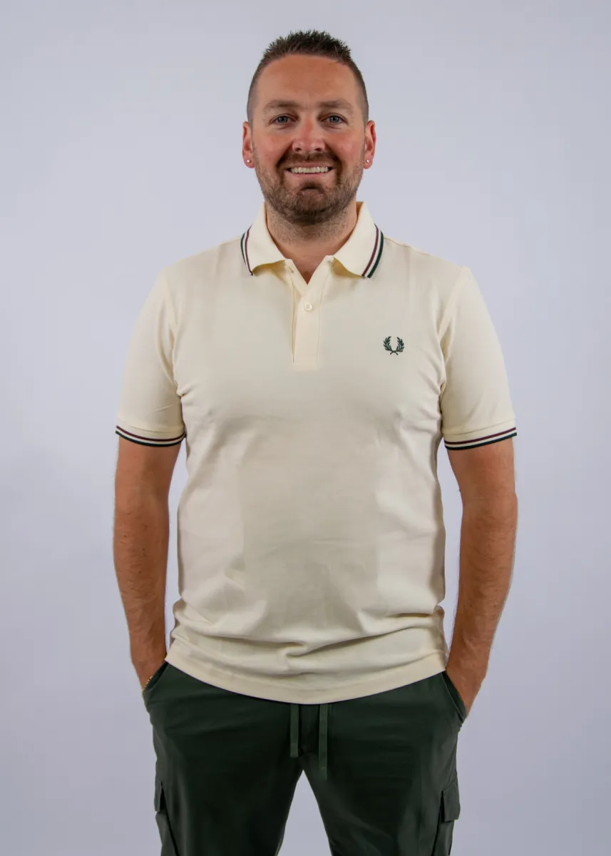 Fred Perry Twin Tipped Fred Perry Shirt 2 Fred Perry m3600 84a ecr/oxbld/grsrts