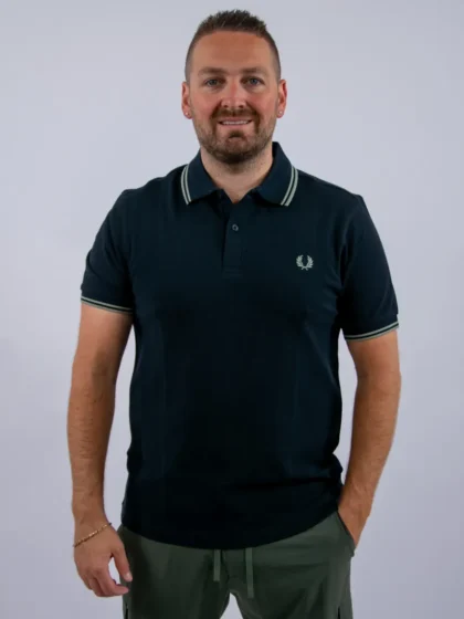 Fred Perry m3600 t73 navy/seagrass