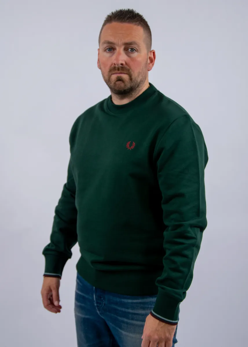 Fred Perry Crew Neck Sweatshirt 3 Fred Perry m7535 85a grsrts/stkbl/oxb