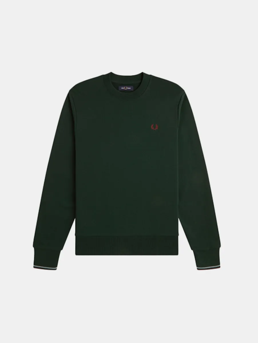Fred Perry Crew Neck Sweatshirt 1 Fred Perry m7535 85a grsrts/stkbl/oxb