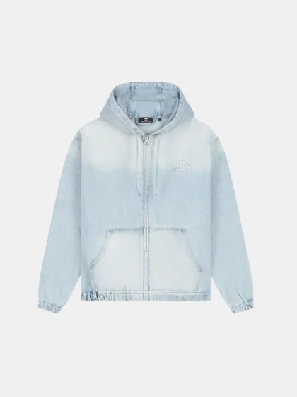 Jorcustom customsociety denim hooded lightblue