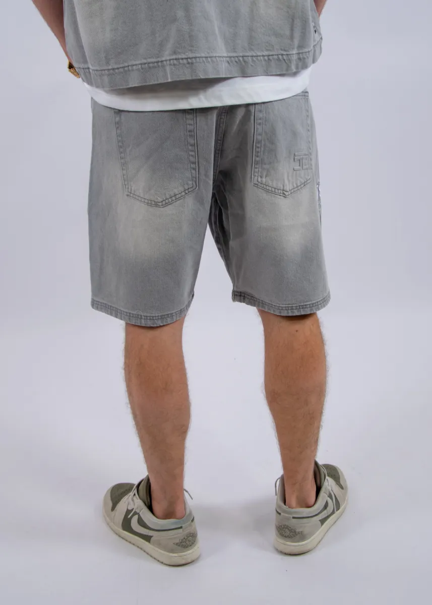 Jorcustom CustomSociety Denim Short 6 Jorcustom customsociety denim short lightgrey