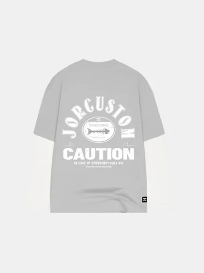 Jorcustom customsociety double layered l lightgrey-white
