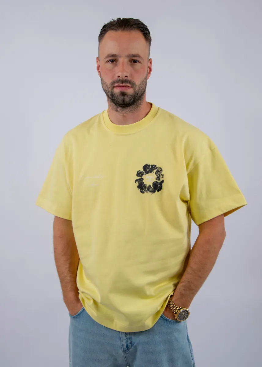 Jorcustom Flowers Loose Fit T-Shirt 3 Jorcustom flowers vintageyellow