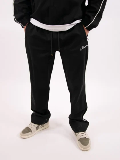 Jorcustom script tracksuit pants black