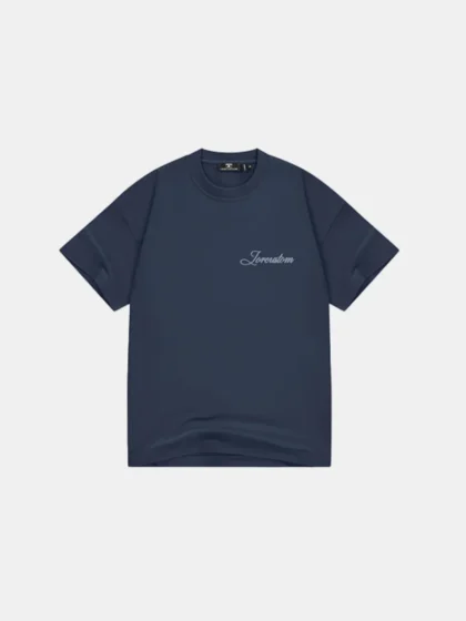 Jorcustom stitched loose fit t-shirt midnightblue