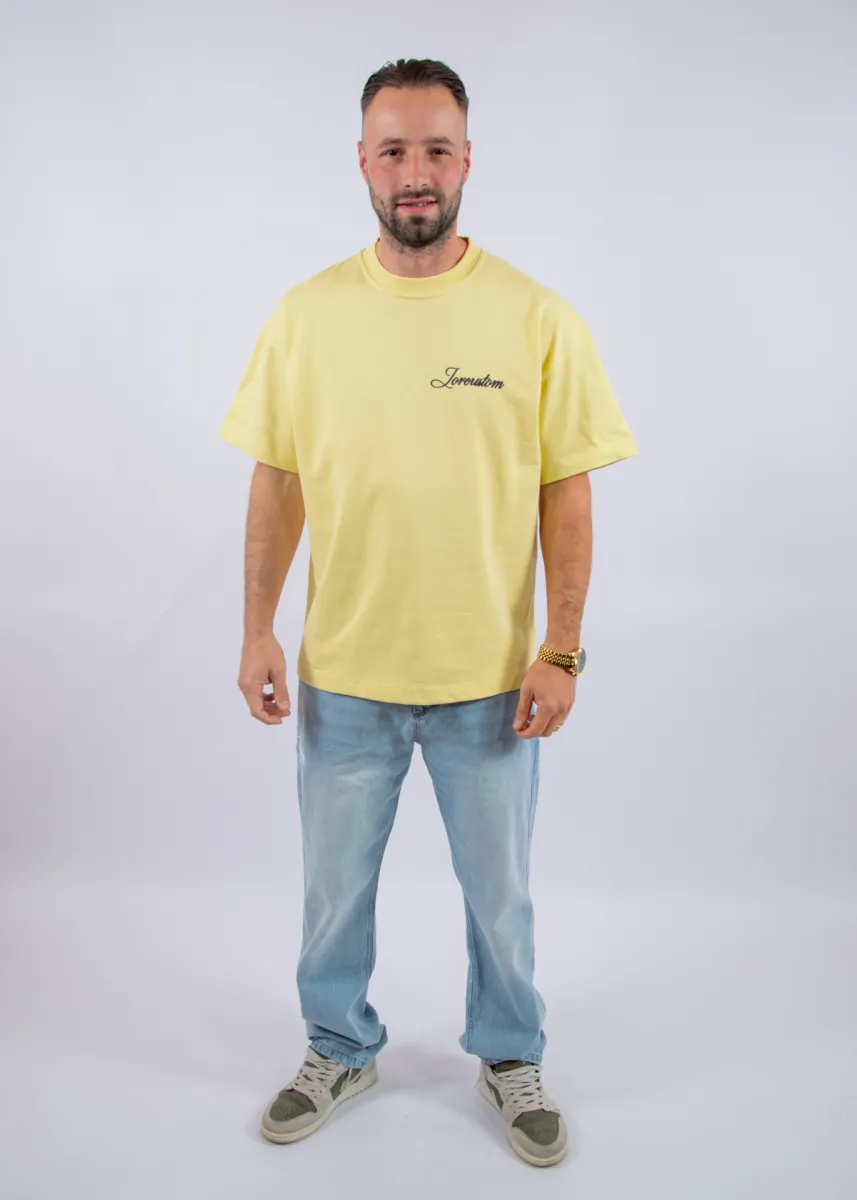 Jorcustom Stitched Loose Fit T-Shirt 6 Jorcustom stitched loose fit t-shirt vintageyellow