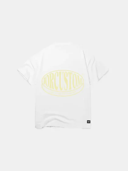 Jorcustom stretched loose fit t-shirt white