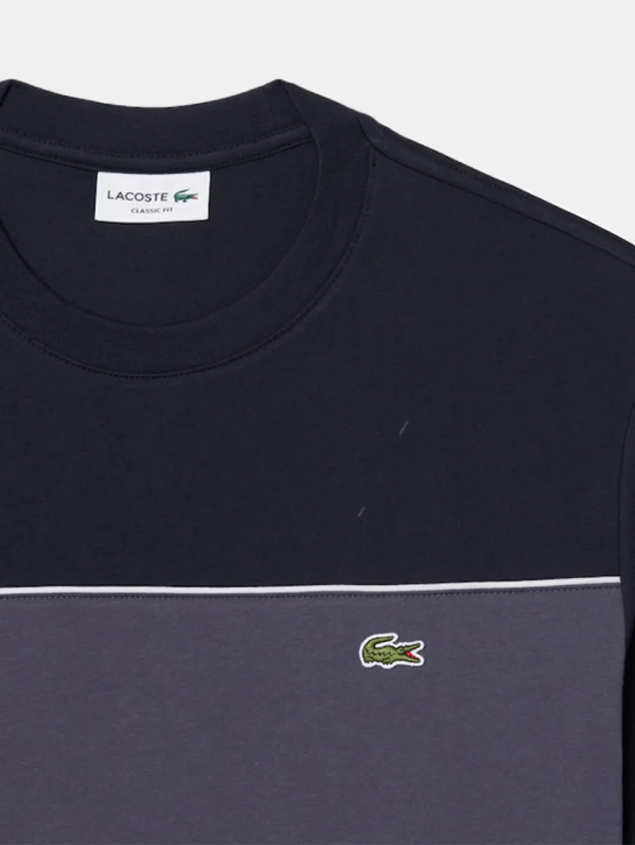 Lacoste Color Block T-Shirt 2 Lacoste th0896 4ci blackbird/graphite