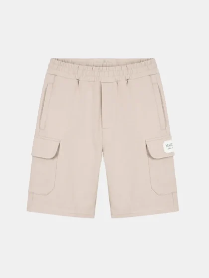 Malelions collection cargo shorts light beige