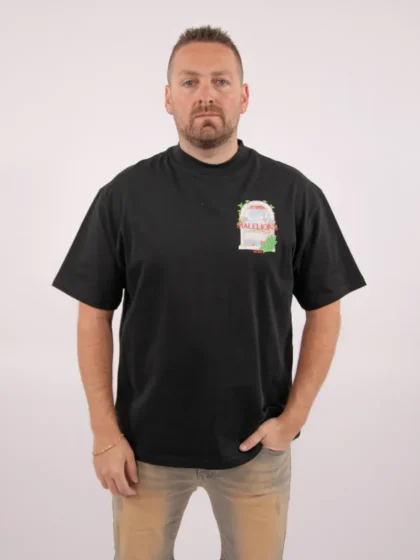 Malelions roman t-shirt black