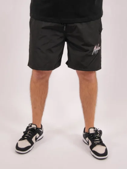 Malelions split swim shorts black