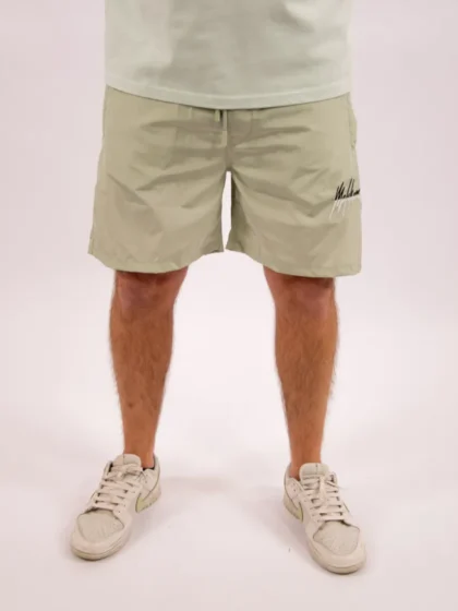 Malelions split swim shorts pale green