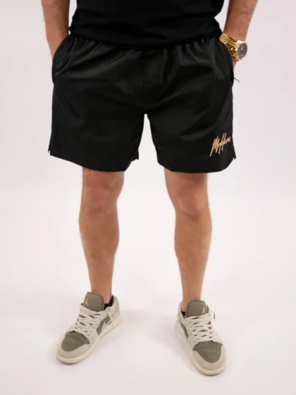 Malelions venetian swim shorts black