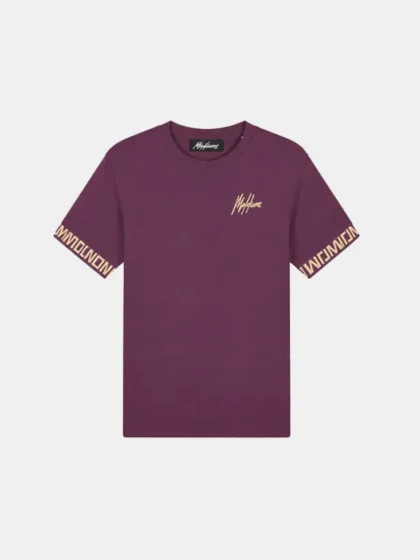Malelions venetian t-shirt burgundy
