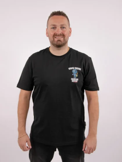 Wrong Friends reno t-shirt black